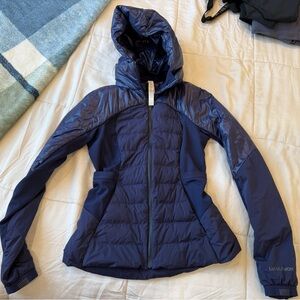 Lululemon Navy Hooded Jacket